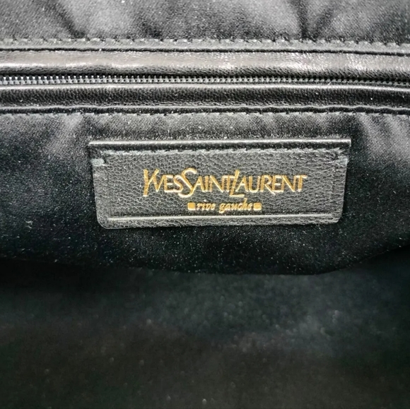 Like New Yves Saint Laurent YSL Crocodile-Skin Embossed Patent Leather Muse Bag - Picture 10 of 17